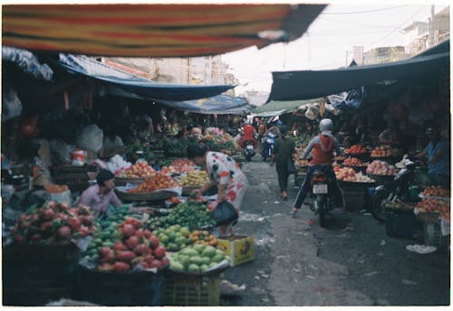 People at a Public Market