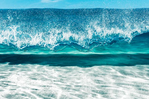 Gratis lagerfoto af bevægelse, blå, flydende vand Lagerfoto