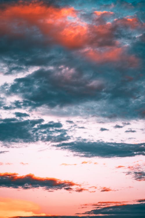 Free stock photo of blue skies, clouds, pink sky