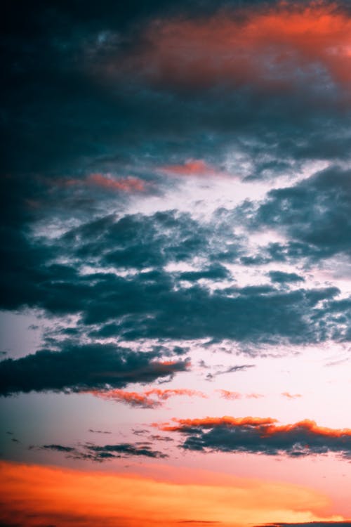 Free stock photo of blue, blue sky, dark clouds