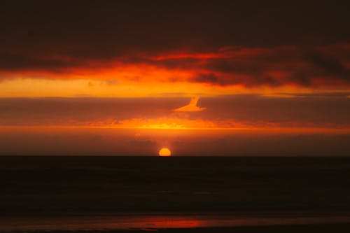 ゴールデンアワー, 地平線, 日没の無料の写真素材