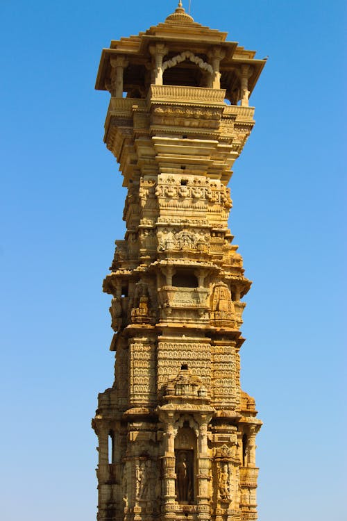 chittor kalesi, chittorgarh, dikey atış içeren Ücretsiz stok fotoğraf