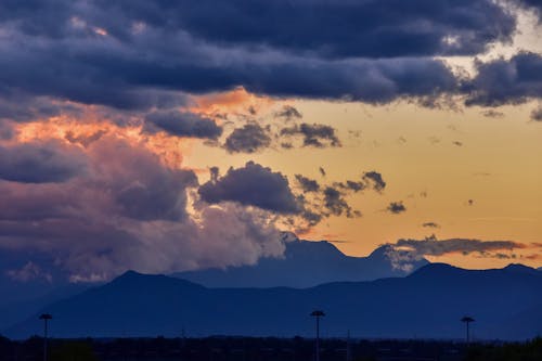 бесплатная Бесплатное стоковое фото с восход, горы, закат Стоковое фото