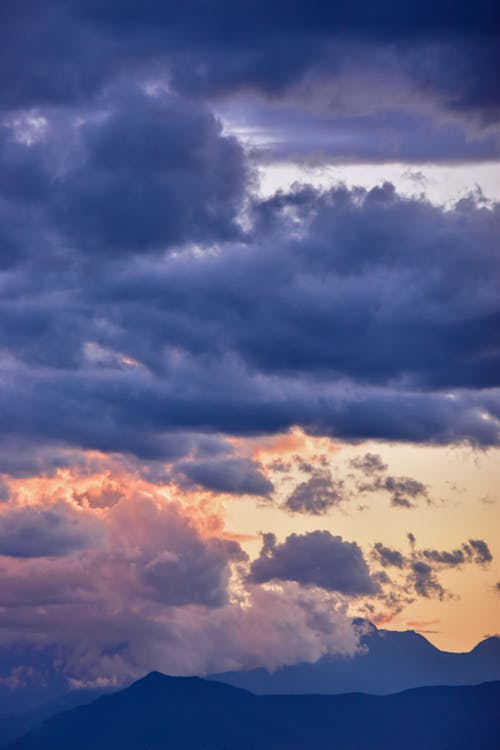cloudscape, シルエット, ドラマチックの無料の写真素材