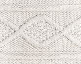 Blue and White Knit Textile