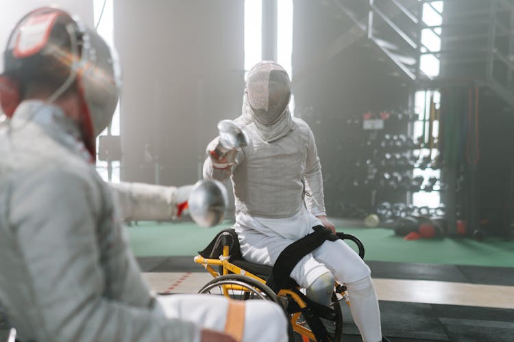 Paralympic Athletes Fencing