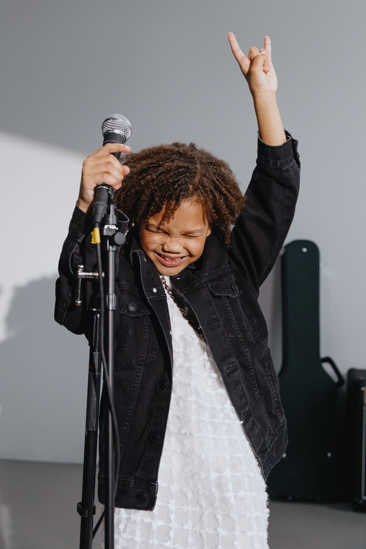 Kids performing on stage at a talent show