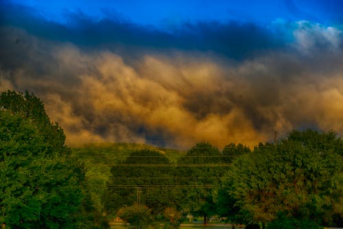 Free stock photo of clouds, mountian, storm