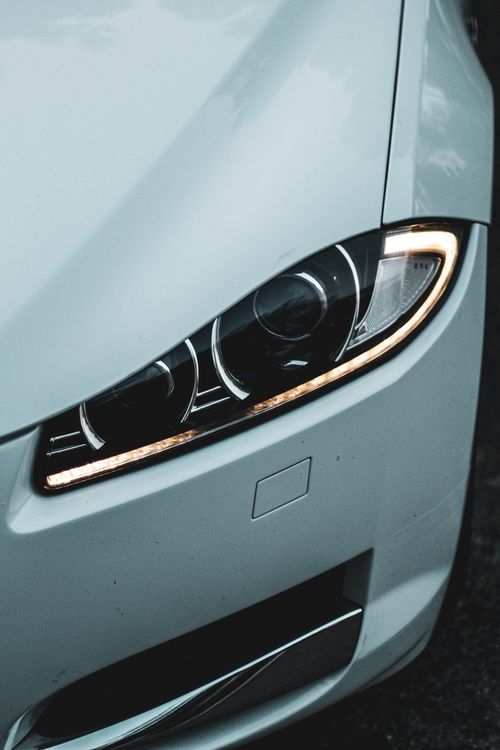 Free Modern car headlight close-up shot in Antalya, capturing sleek design elements. Stock Photo