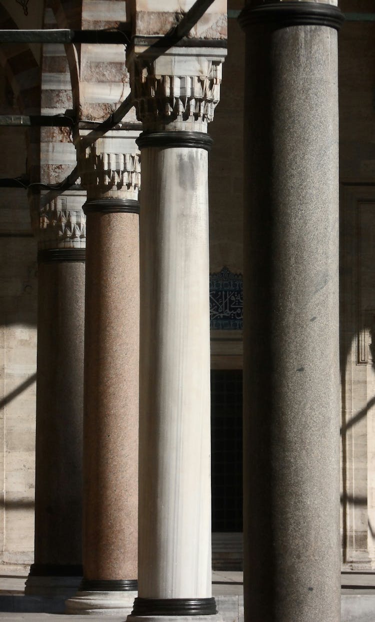 Classical Columns In Row