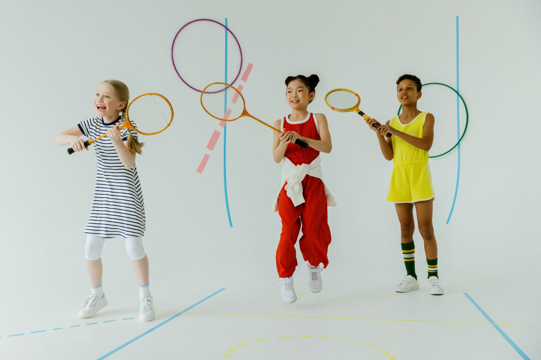 Cours de badminton pour enfants