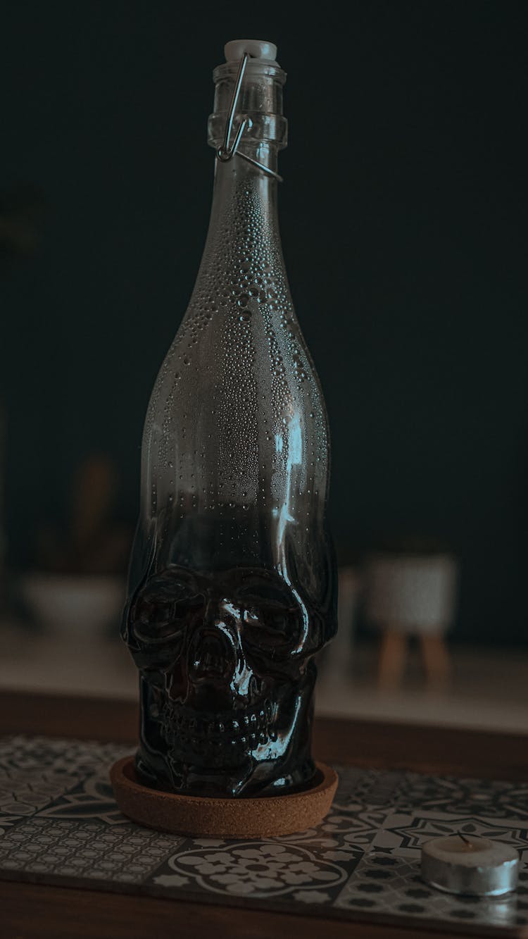 A Potion In A Skull Bottle