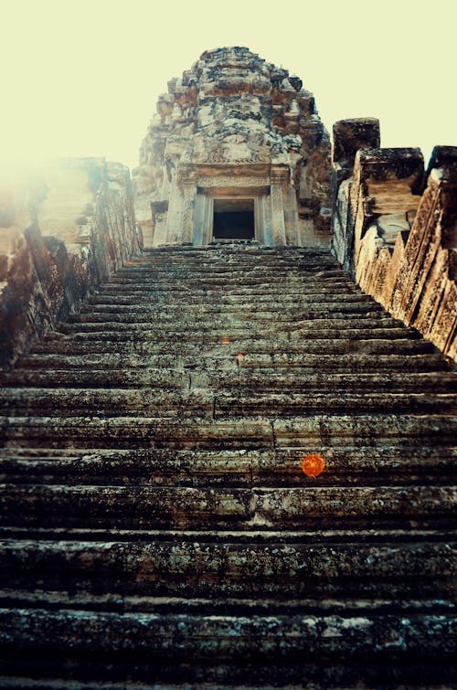 Foto d'estoc gratuïta de a l'aire lliure, angkor wat, arquitectura