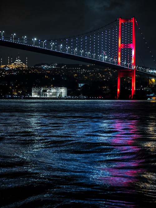 The 15 July Martyrs Bridge at Night