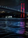 Bridge over Water during Night Time