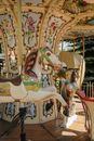 Classic imitation of pony on merry-go-round