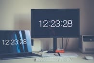 Black Flat Screen Computer Monitor