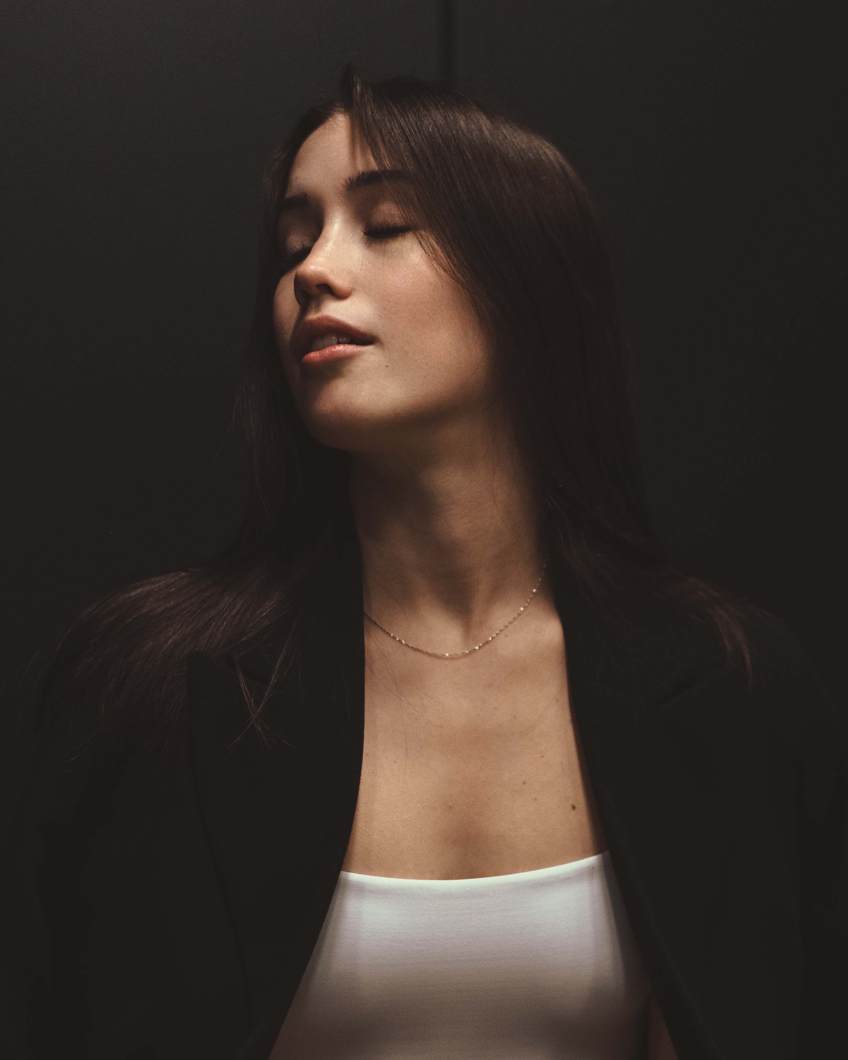 Portrait of a Woman in Black Blazer · Free Stock Photo
