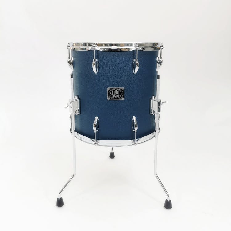 Blue And Silver Bass Drum 