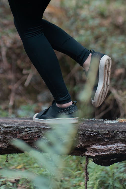 Free Photo of a Person's Legs Running Stock Photo