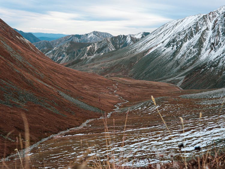 View Of Altai Mountains In Russia