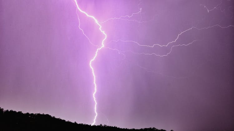 Photo Of A Lightning Strike