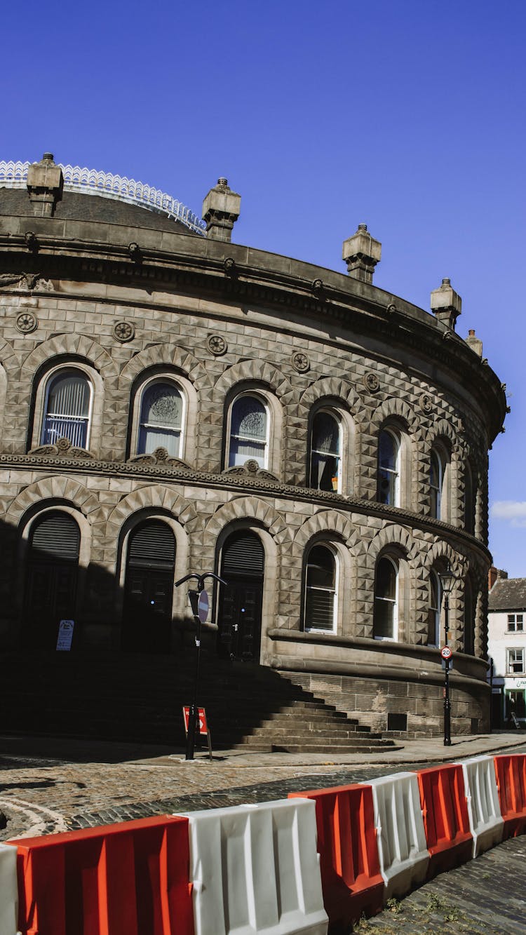 Leeds Corn Exchange Facade, Leeds, England 