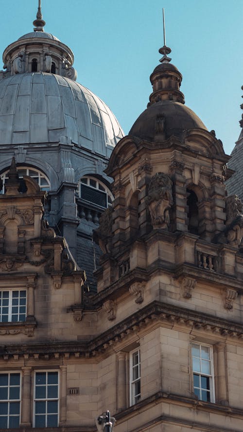 Domes of the Leeds Kirkgate Market Complex in West Yorkshire England