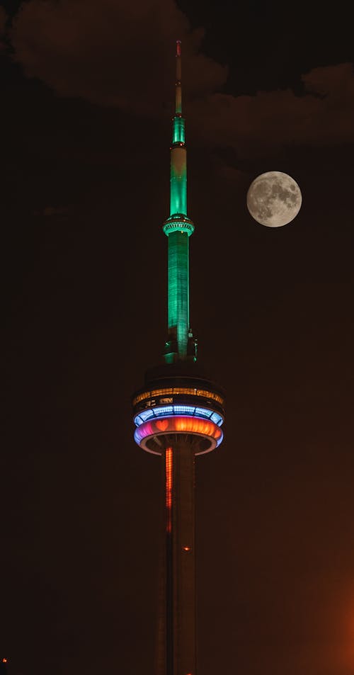 Photo of a Tower at Night