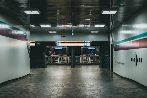  Building with Escalators to Subway Station 