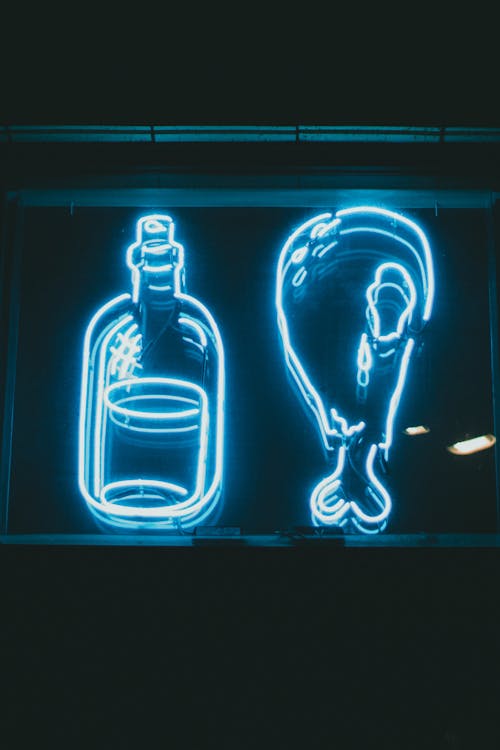 Illuminated Neon Light Signage