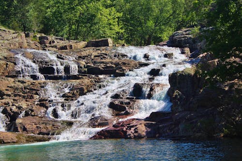 Foto d'estoc gratuïta de aigua, Canon, cascada