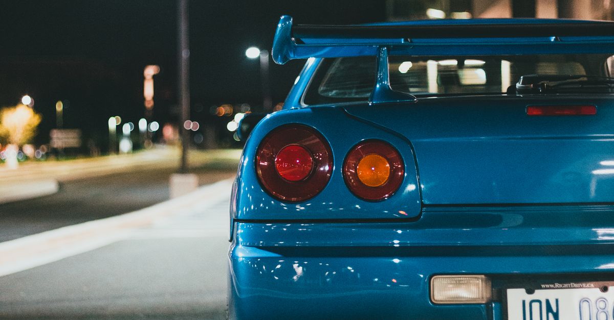 Back of Nissan Skyline GT-R · Free Stock Photo