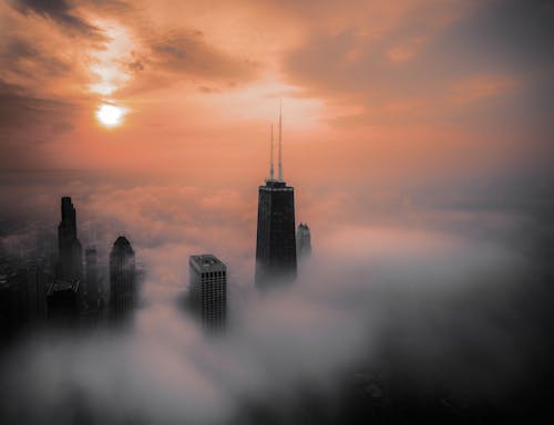 Foto profissional grátis de aerofotografia, arranha-céu, arranha-céus