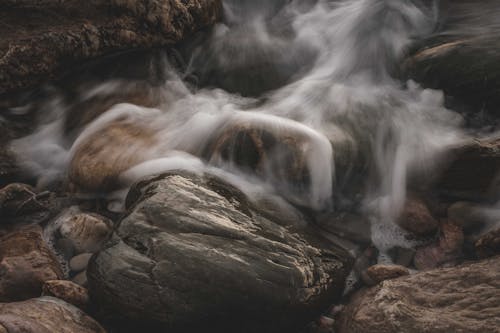 Flowing Water over Rocks