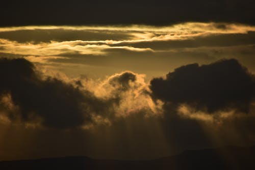 Free Dark Clouds in a Sky  Stock Photo