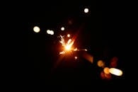 Close-Up Photo of a Burning Sparkler