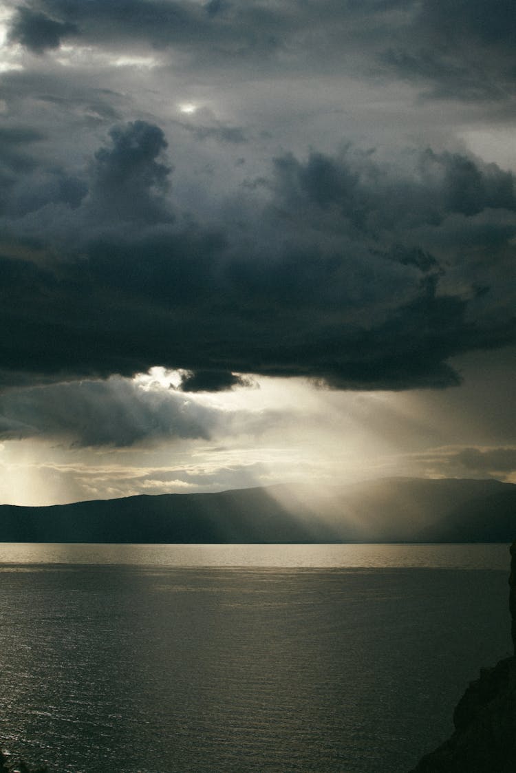 Sunlight Flashing Through Clouds