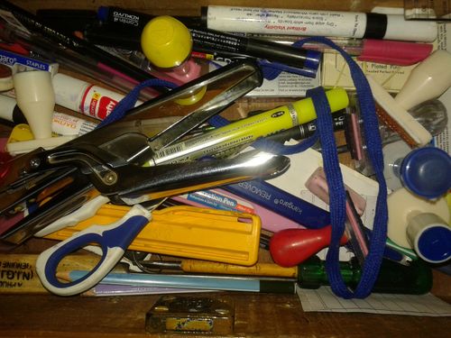 Free stock photo of cutter, drawer, office stationary Stock Photo