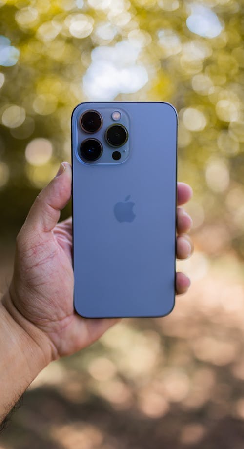 Close Up Shot of a Person Holding a Cellphone