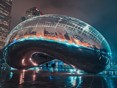 Fotobanka s bezplatnými fotkami na tému cestovať, Chicago, cloud gate