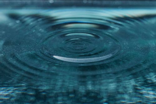 Free Ripples on the Surface of the Water Stock Photo