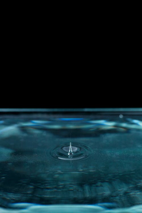 A Water Drop on the Surface of the Water
