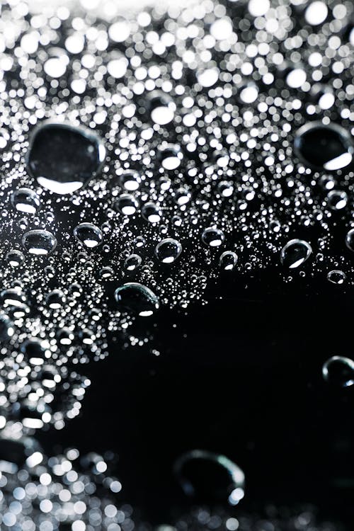 Macro Photography of Waterdrops