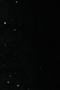 White Tiny Particles on Black Background