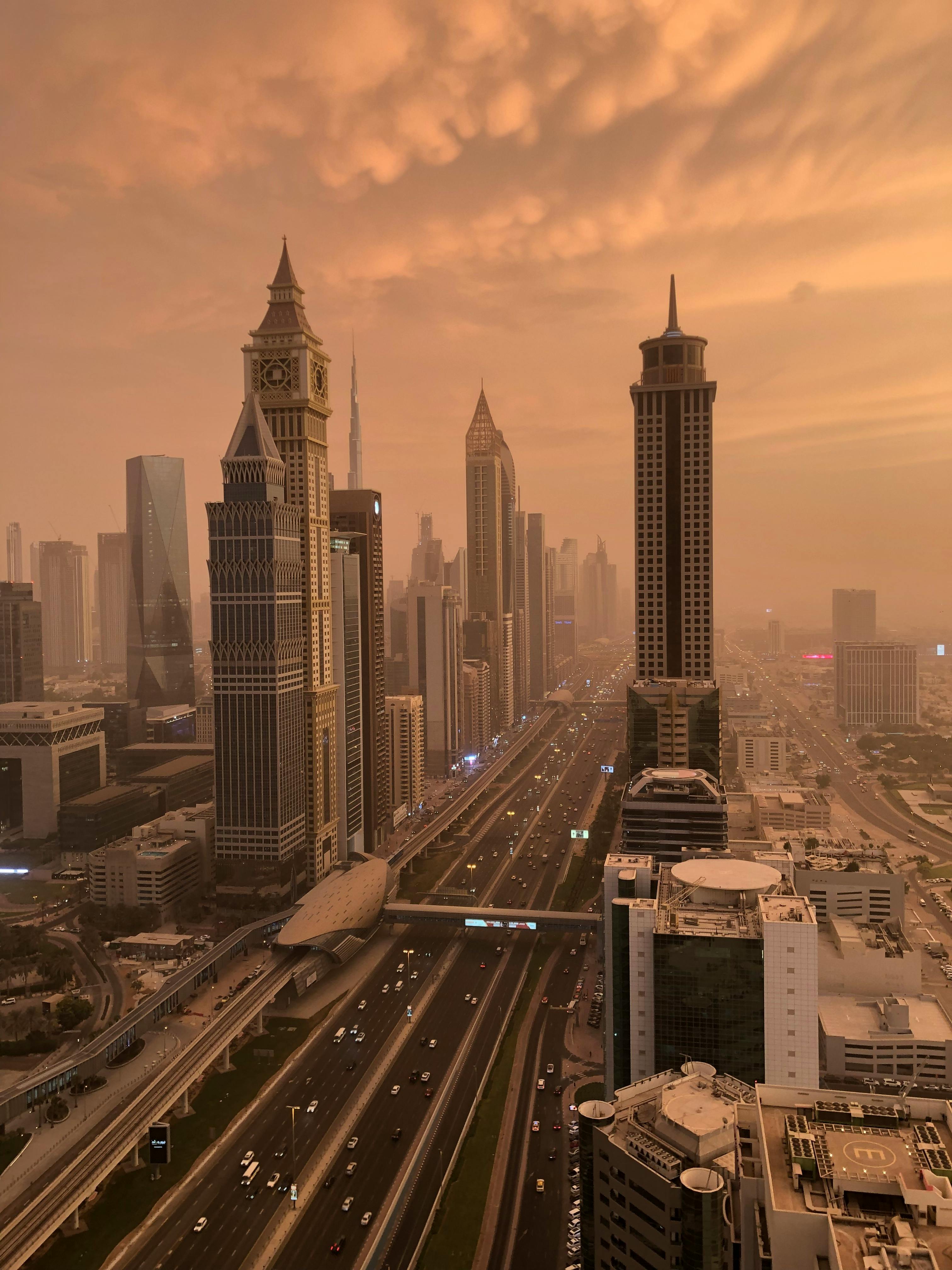 View on Dubai main streets · Free Stock Photo