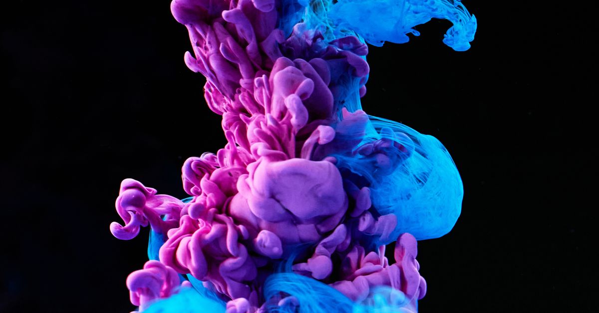 Diffusion Ink Drop High-Speed Photography of Colorful Ink Diffusion in Water · Free Stock ...