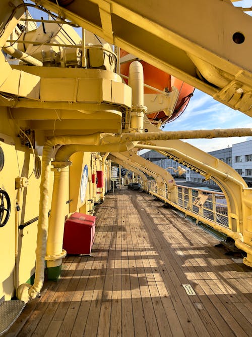 Free Photo of A Cruise Ship Deck Stock Photo
