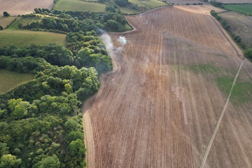 Základová fotografie zdarma na téma farma, hřiště, letecká fotografie