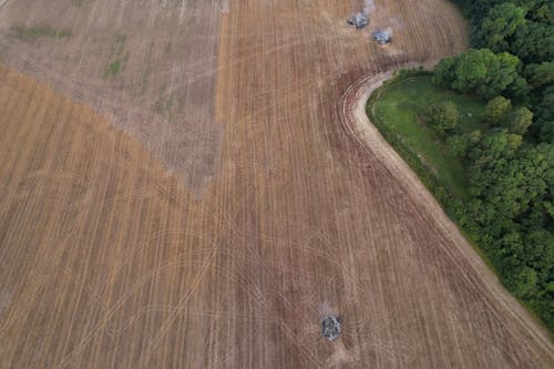 Drone Shot of a Grass Land